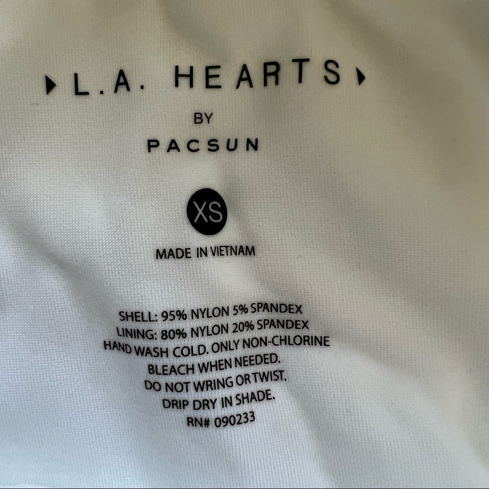 PacSun White Ribbed Bikini - Picture 8 of 12
